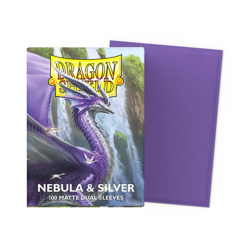 Dragon Shield Nebula & Silver - Matte Dual Sleeves