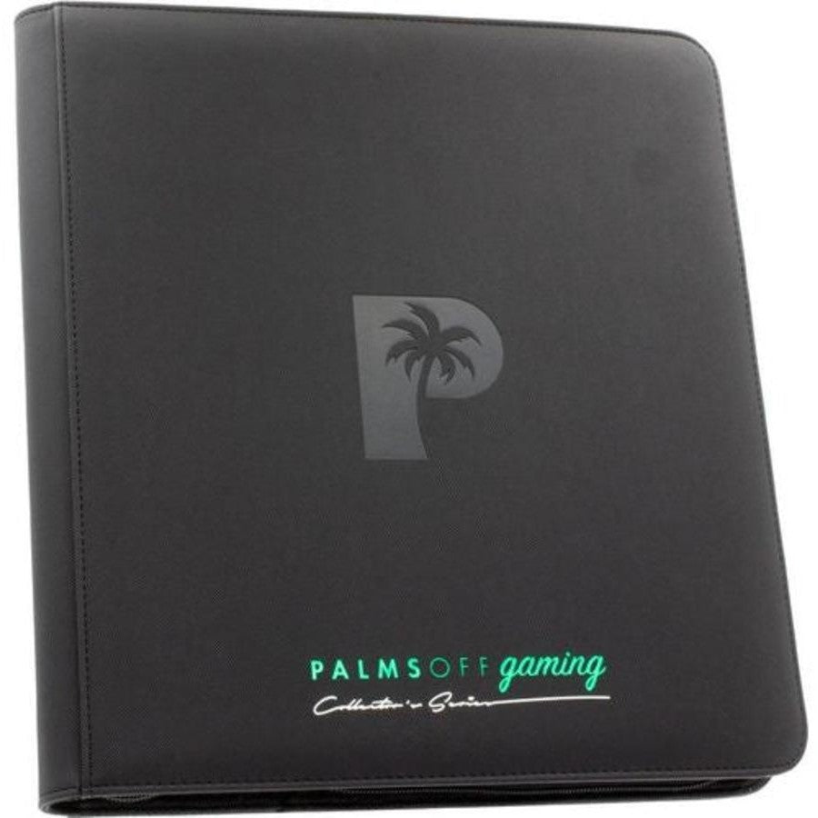 Palms Off Gaming Collector's Series 12 Pocket Zip Binder - Black