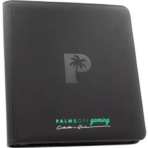 Palms Off Gaming Collector's Series 12 Pocket Zip Binder - Black