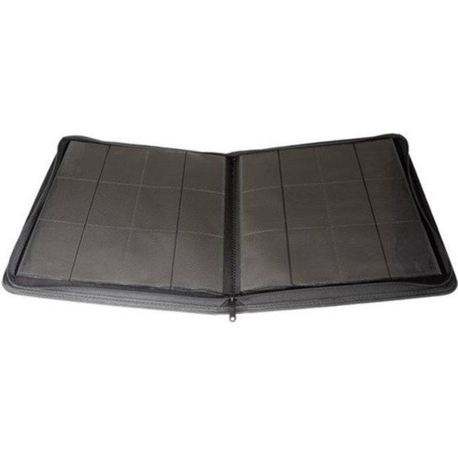 Palms Off Gaming Collector's Series 12 Pocket Zip Binder - Black