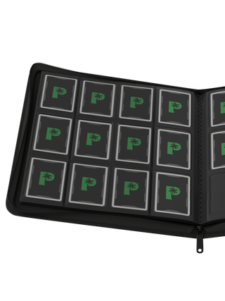 Palms Off Gaming Collector's Series 12 Pocket Zip Binder - Black