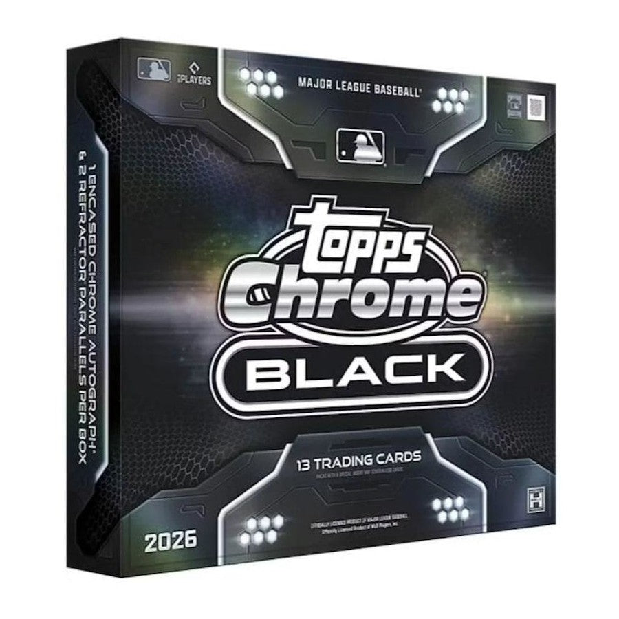 Topps 2026 MLB Chrome Black Baseball Hobby Box