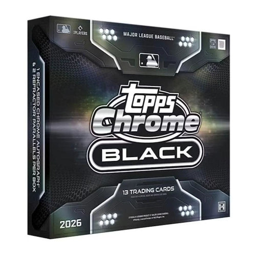 Topps 2026 MLB Chrome Black Baseball Hobby Box