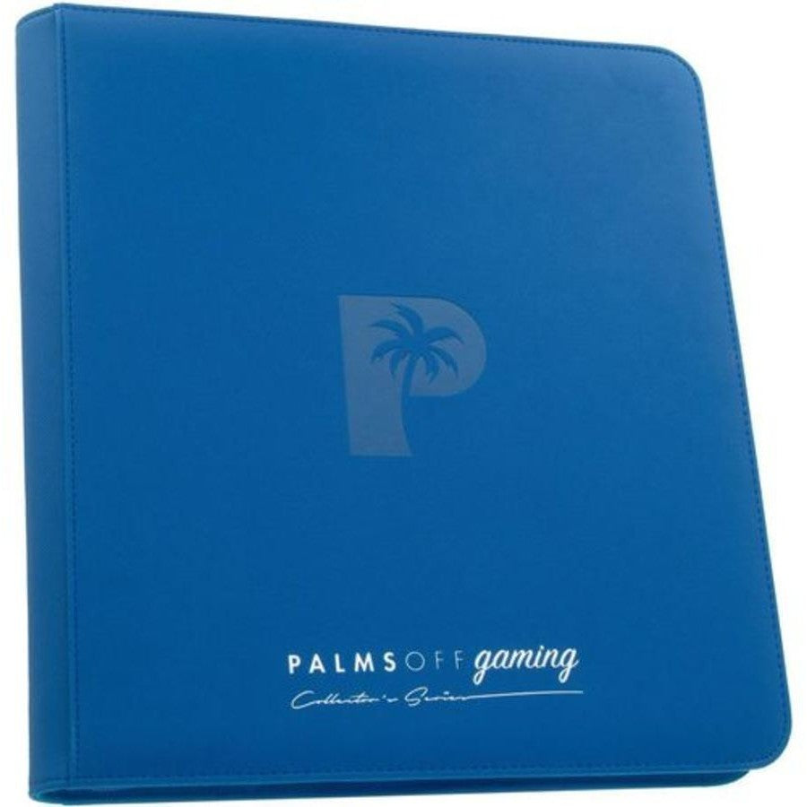 Palms Off Gaming Collector's Series 12 Pocket Zip Binder - Blue