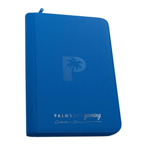 Palms Off Gaming Collector's Series 9 Pocket Zip Binder - Blue
