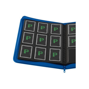 Palms Off Gaming Collector's Series 9 Pocket Zip Binder - Blue