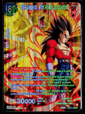 SS4 Vegeta, Wild Power of Justice (SPR) (BT25-133 ) - Legend of the Dragon Balls Foil