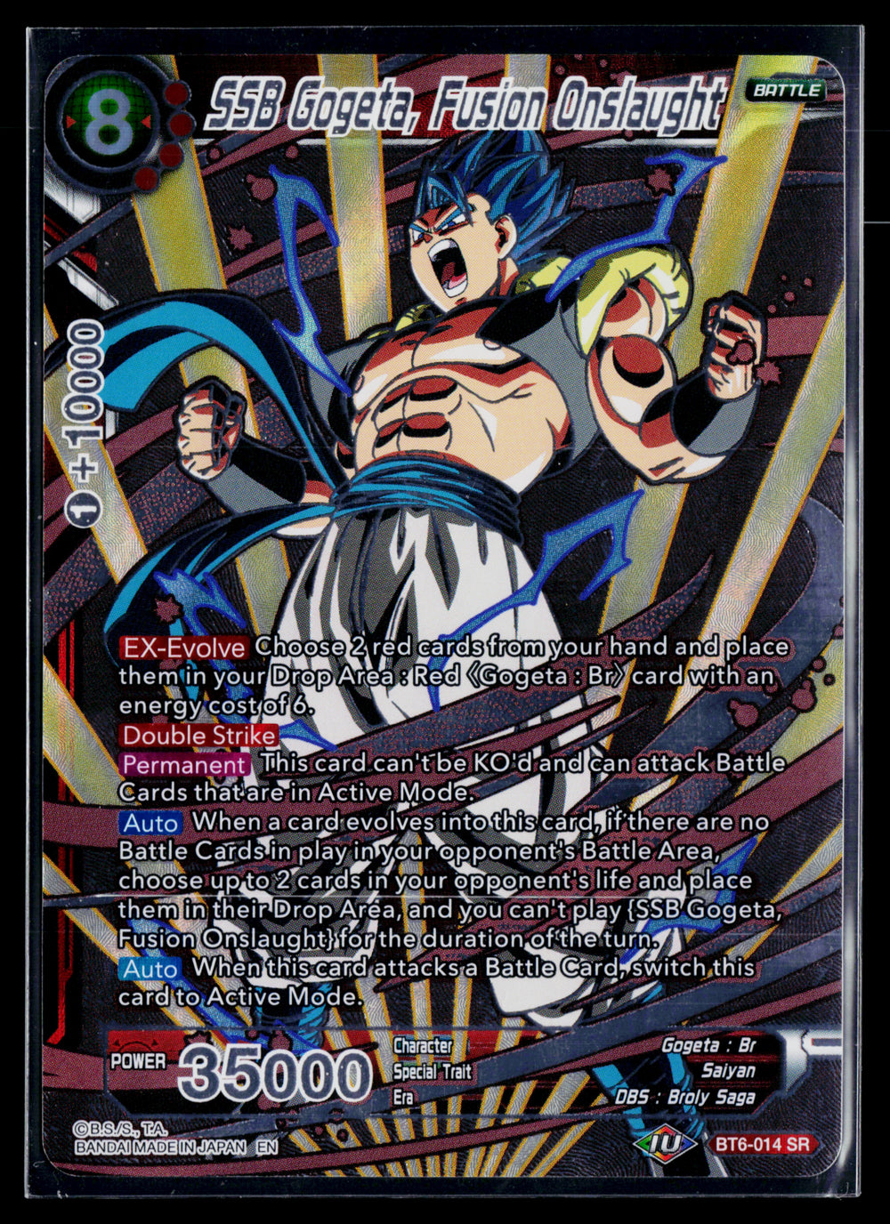 SSB Gogeta, Fusion Onslaught (BT6-014) - Collectors Selection Vol 1