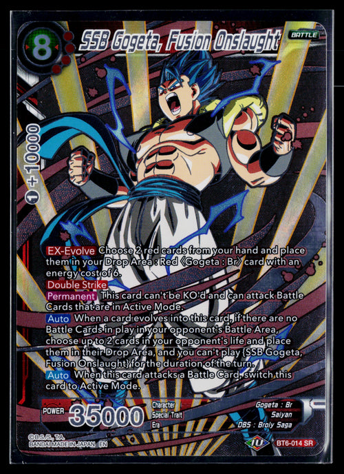 SSB Gogeta, Fusion Onslaught (BT6-014) - Collectors Selection Vol 1
