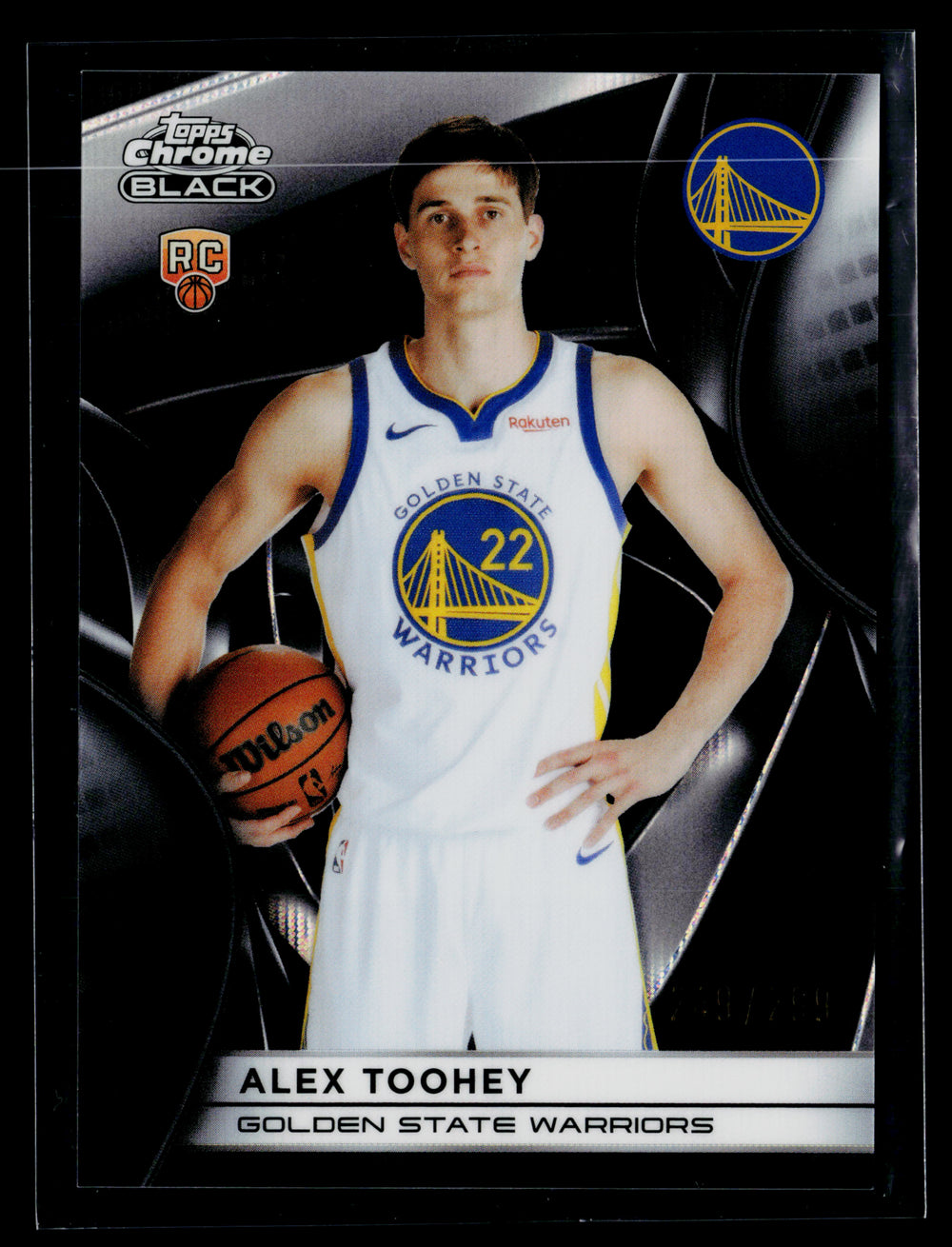 Alex Toohey RC [Wave Refractor] #148 /299 2025 Topps Chrome Black