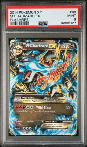 2014 Pokemon XY Flashfire #69 M Charizard EX PSA 9