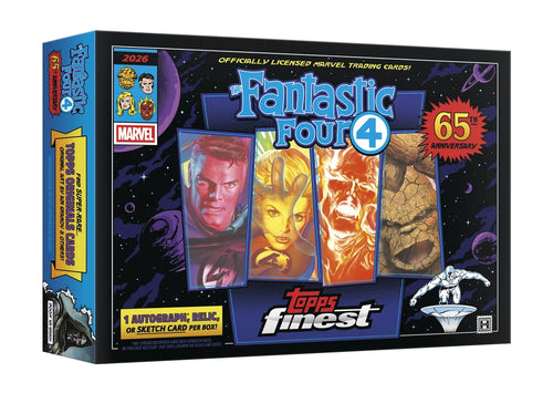 2026 Topps Finest: Fantastic Four 65th Anniversary Hobby Box