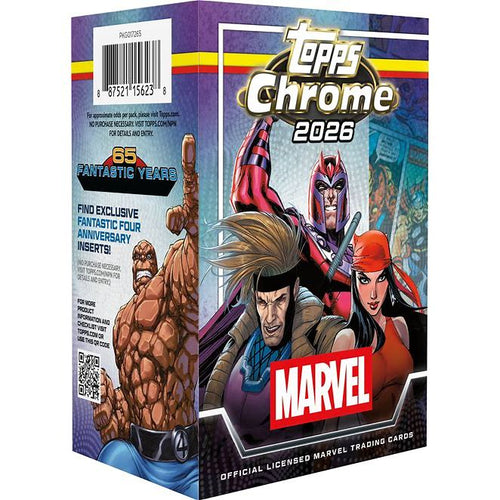 2026 Topps Chrome Marvel Comics Value Box