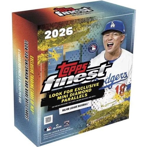 2026 Topps Finest Baseball Mega Box