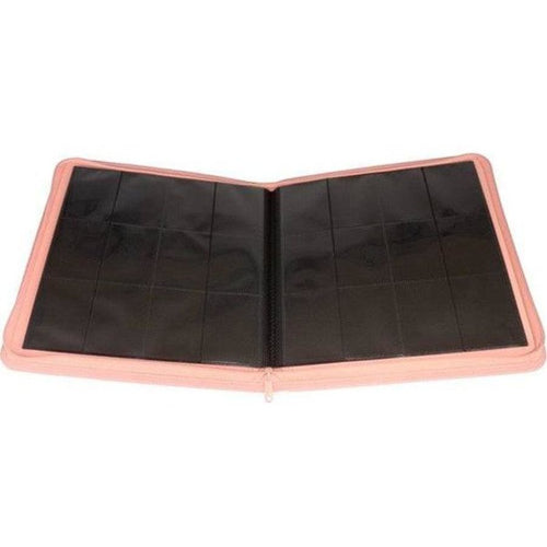 Palms Off Gaming Collector's Series 12 Pocket Zip Binder - Pink
