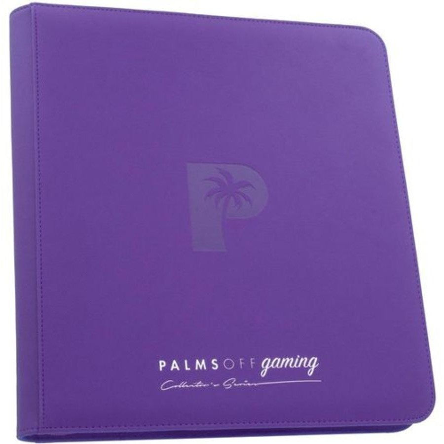 Palms Off Gaming Collector's Series 12 Pocket Zip Binder - Purple