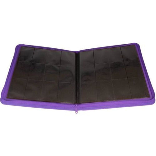 Palms Off Gaming Collector's Series 12 Pocket Zip Binder - Purple