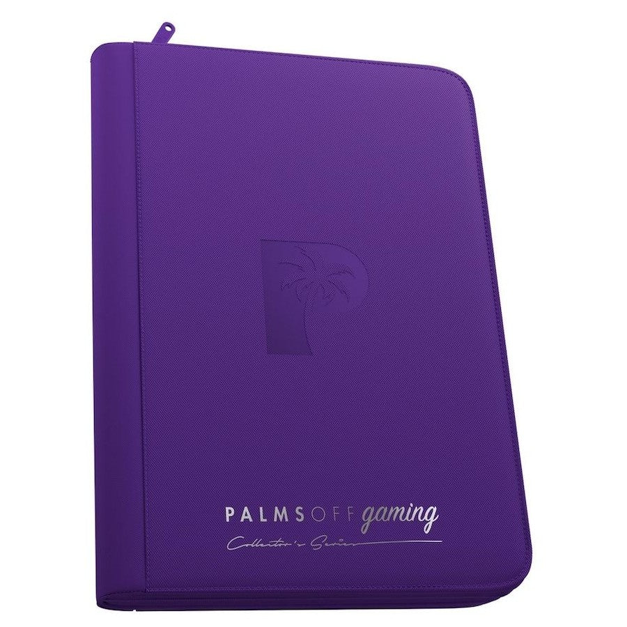 Palms Off Gaming Collector's Series 9 Pocket Zip Binder - Purple