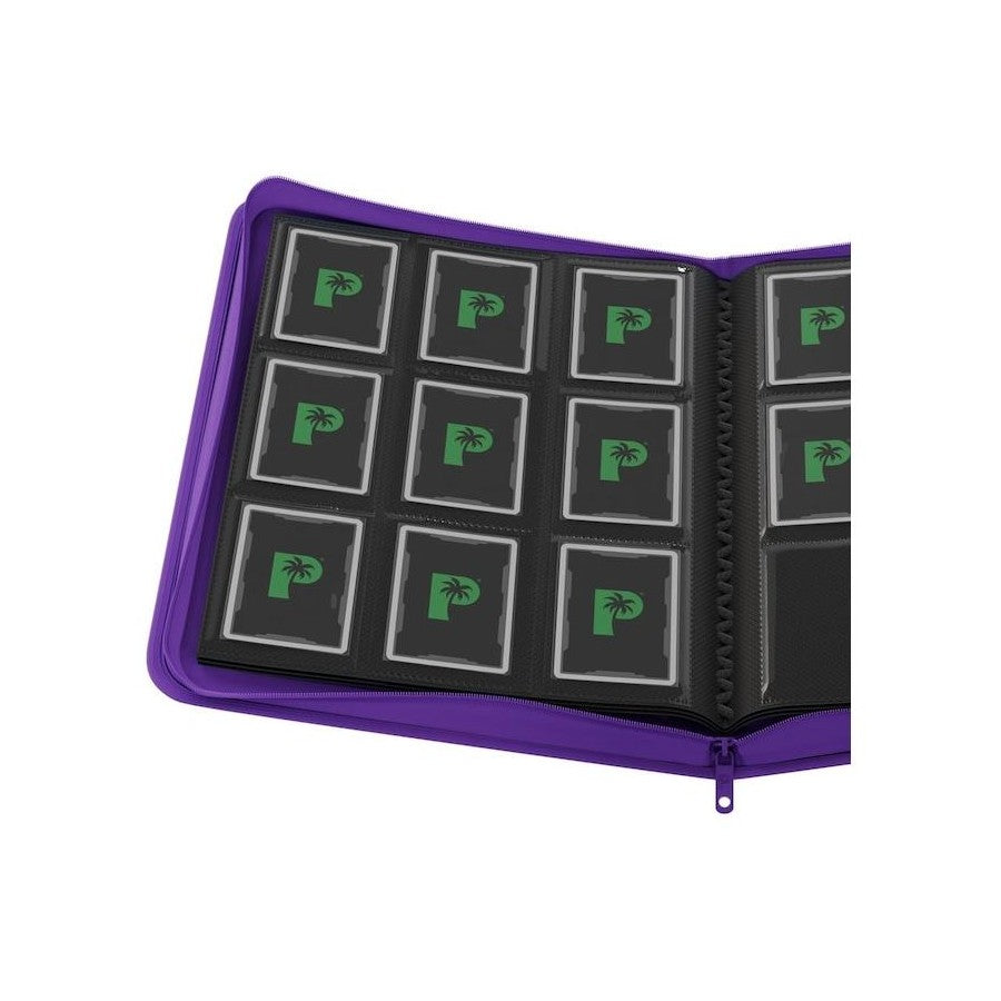 Palms Off Gaming Collector's Series 9 Pocket Zip Binder - Purple