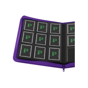 Palms Off Gaming Collector's Series 9 Pocket Zip Binder - Purple