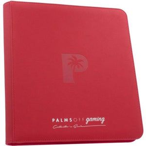 Palms Off Gaming Collector's Series 12 Pocket Zip Binder - Red
