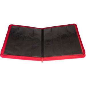 Palms Off Gaming Collector's Series 12 Pocket Zip Binder - Red