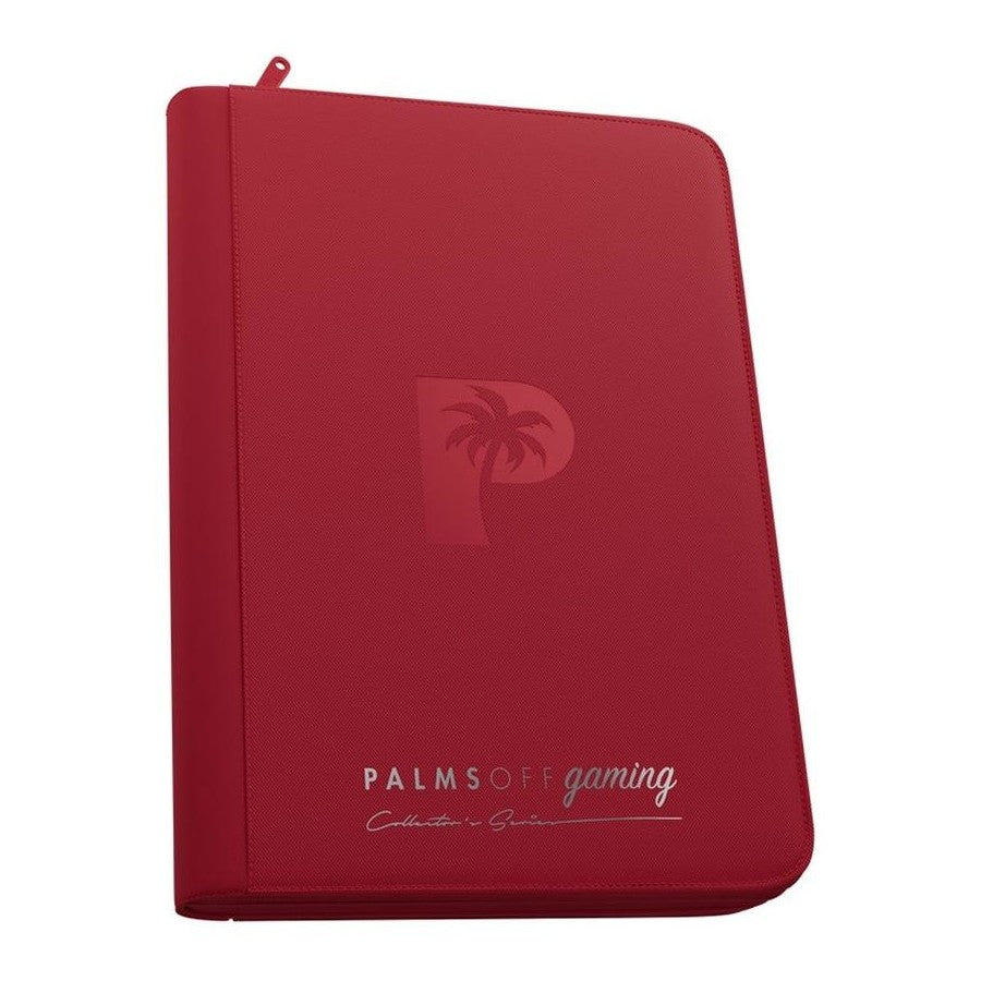 Palms Off Gaming Collector's Series 9 Pocket Zip Binder - Red