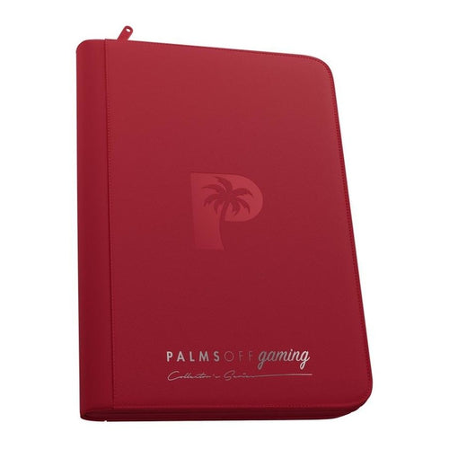 Palms Off Gaming Collector's Series 9 Pocket Zip Binder - Red