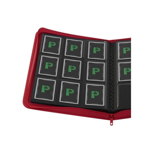 Palms Off Gaming Collector's Series 9 Pocket Zip Binder - Red