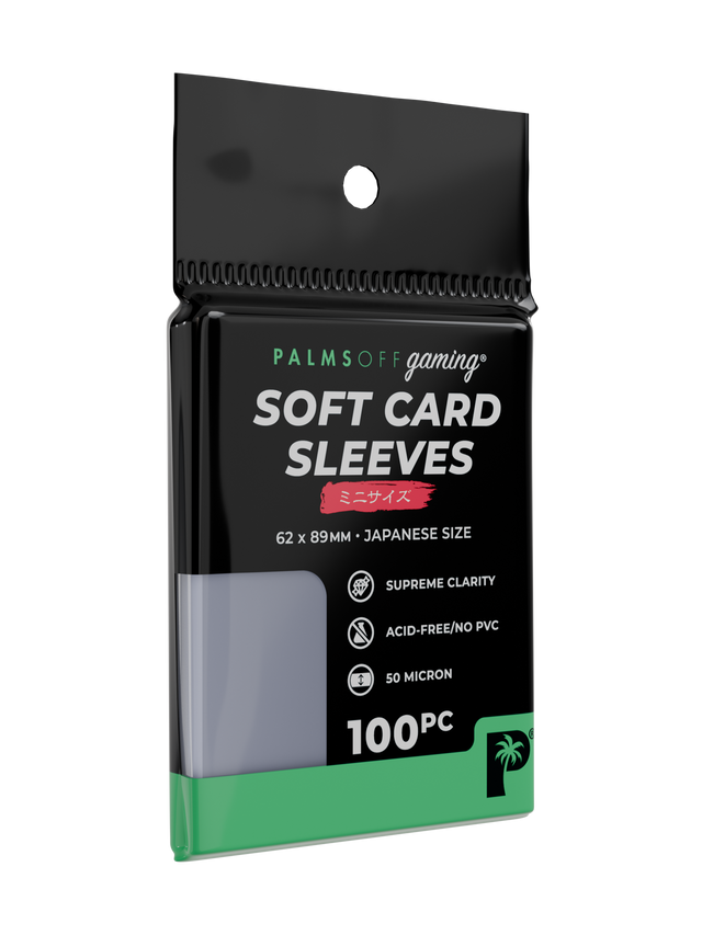 Palms Off Gaming Soft Card Sleeves - Japanese Mini Size - 100pc