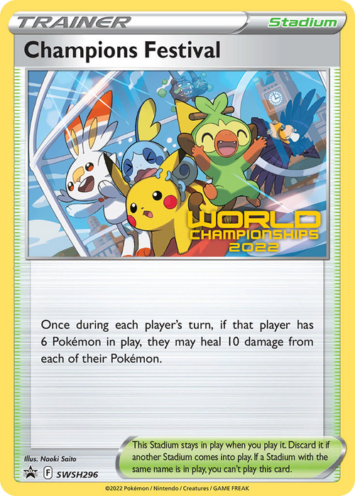 Champions Festival SWSH296  SWSH Black Star Promos - Promo