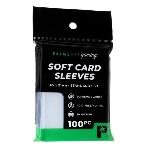 Palms Off Gaming Soft Card Sleeves - Standard Size - 100pc