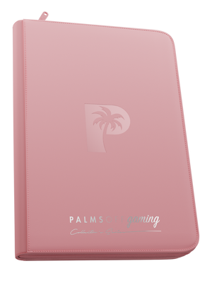 Palms Off Gaming Collector's Series Top Loader Zip Binder - 9 Pocket - Pink