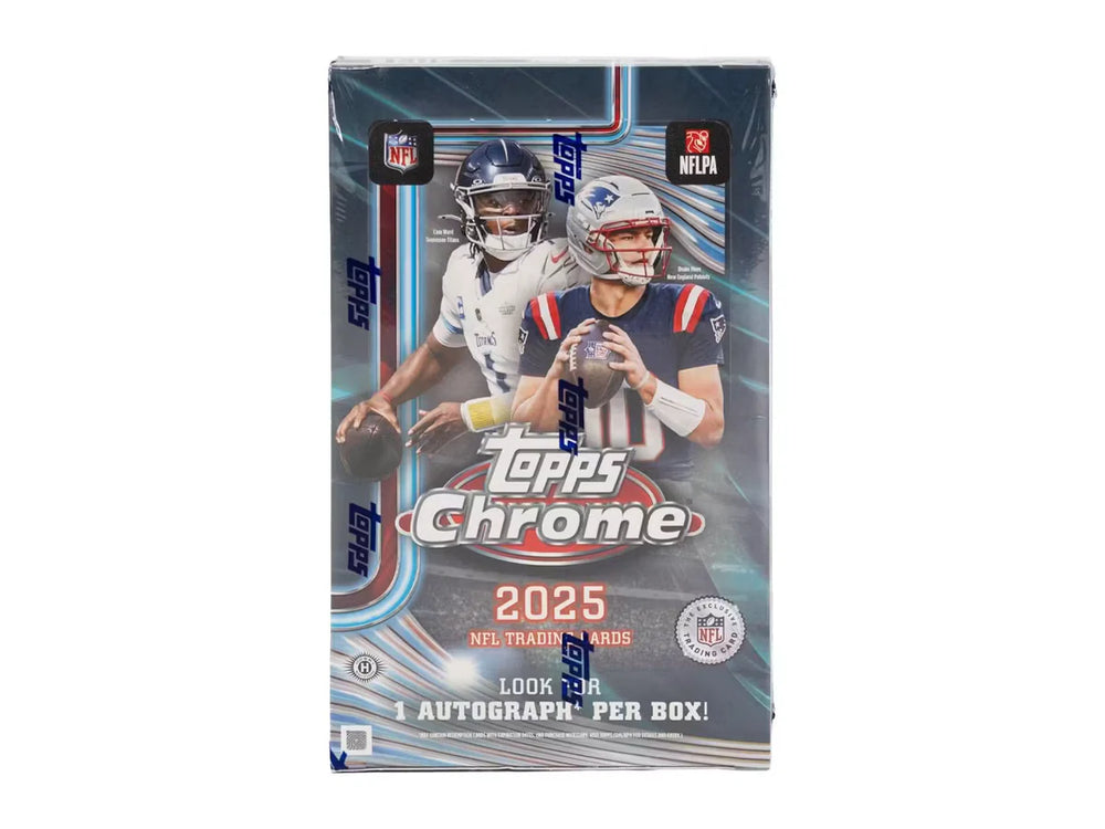 2025 Topps Chrome Football NFL Hobby Box