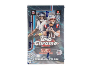 2025 Topps Chrome Football NFL Hobby Box