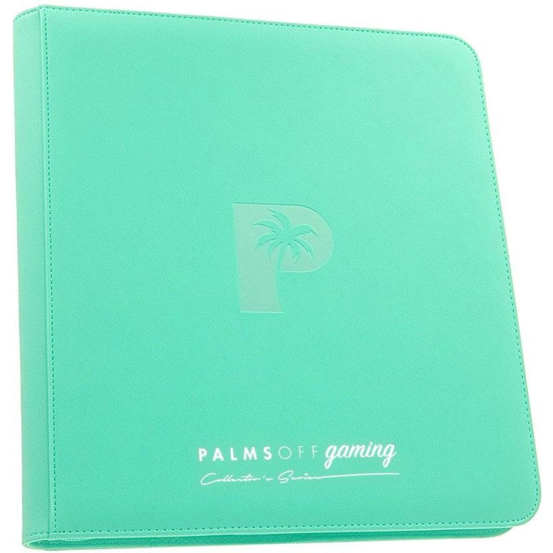Palms Off Gaming Collector's Series 12 Pocket Zip Binder - Turquoise