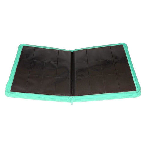 Palms Off Gaming Collector's Series 12 Pocket Zip Binder - Turquoise