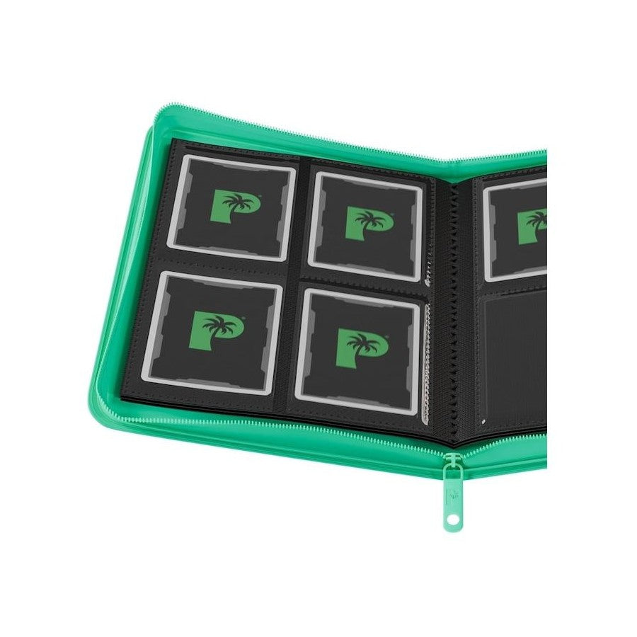 Palms Off 4 Pocket Binder - Turquoise