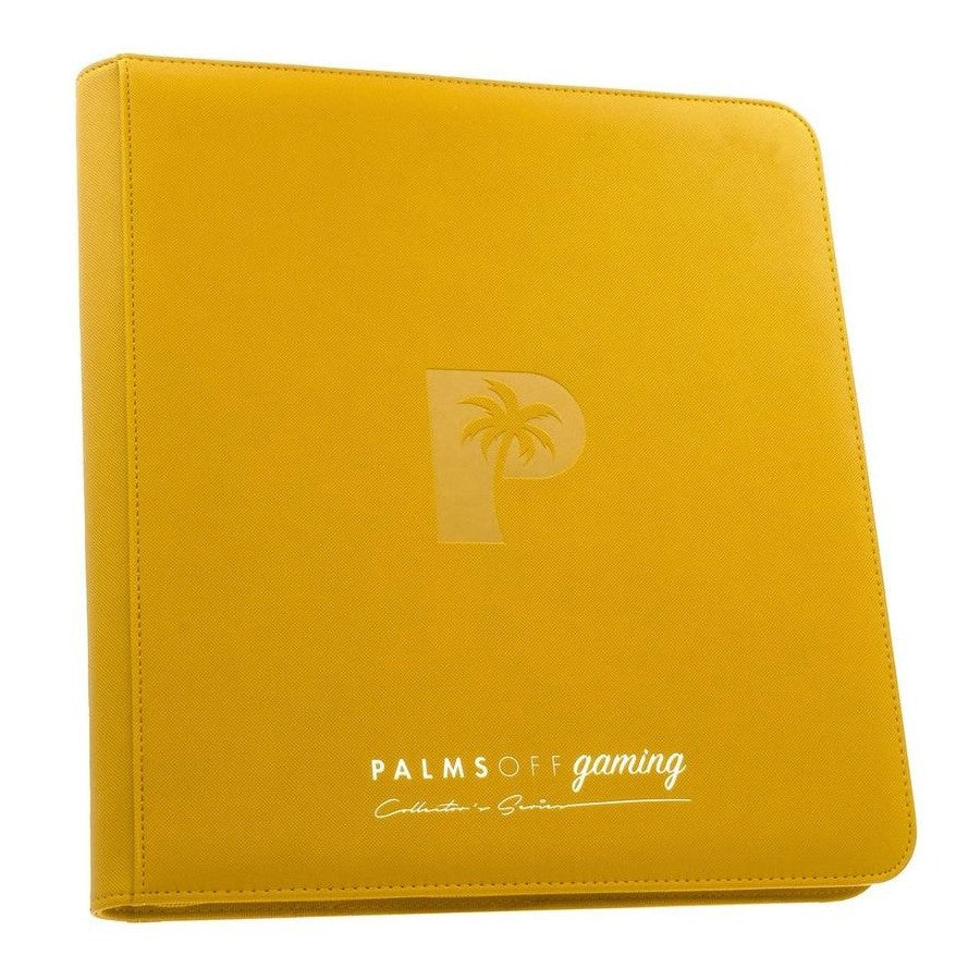 Palms Off Gaming Collector's Series 12 Pocket Zip Binder - Yellow