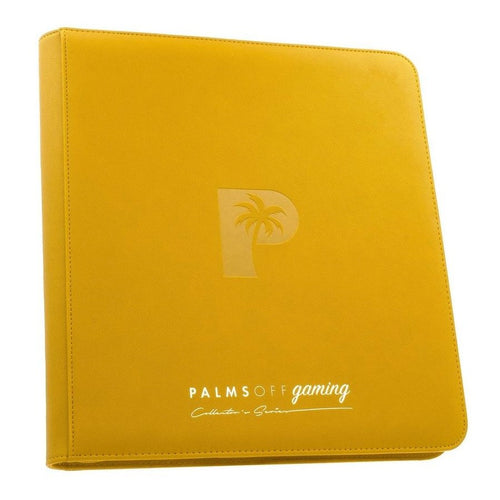 Palms Off Gaming Collector's Series 12 Pocket Zip Binder - Yellow
