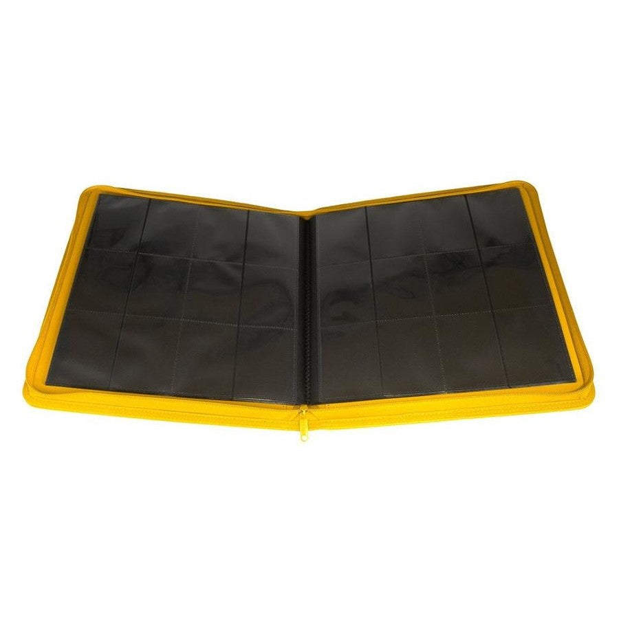 Palms Off Gaming Collector's Series 12 Pocket Zip Binder - Yellow