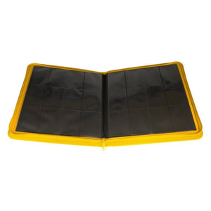 Palms Off Gaming Collector's Series 12 Pocket Zip Binder - Yellow