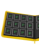 Palms Off Gaming Collector's Series 12 Pocket Zip Binder - Yellow