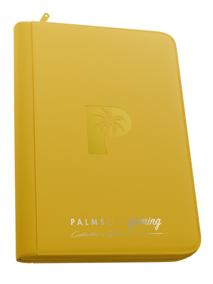 Palms Off Gaming Collector's Series 9 Pocket Zip Binder - Yellow