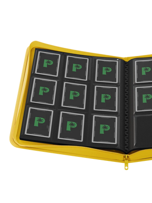 Palms Off Gaming Collector's Series 9 Pocket Zip Binder - Yellow
