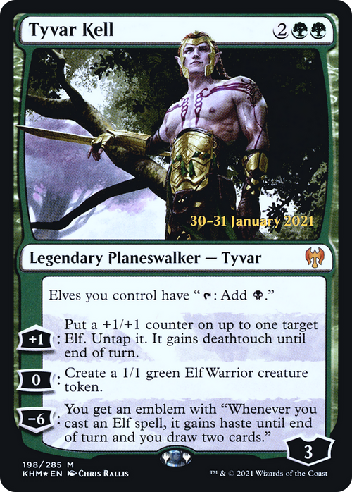 Tyvar Kell (PRE-198S) - Kaldheim Promos Foil