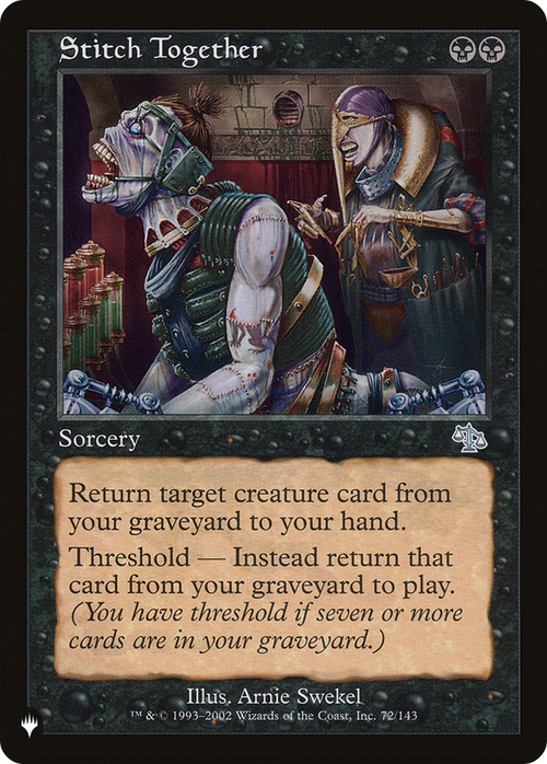 Stitch Together (LIST-72/143) - The List