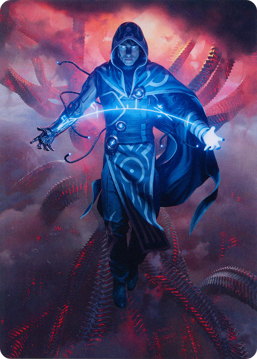 Jace, the Perfected Mind // Jace, the Perfected Mind (AONE-015) - Phyrexia: All Will Be One Art Series (Borderless)