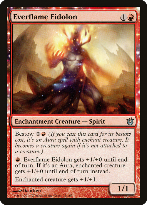 Everflame Eidolon (BNG-092) - Born of the Gods: (enchantment)