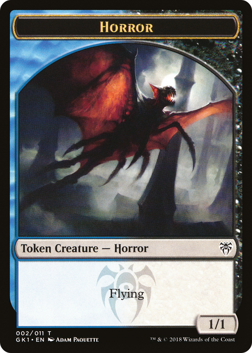 Copy // Horror (TGK1-001) - GRN Guild Kit Tokens
